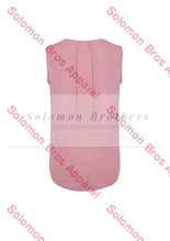 Load image into Gallery viewer, Abigail Womens Sleeveless Pleat Details Blouse - Solomon Brothers Apparel