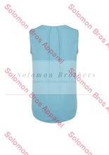 Load image into Gallery viewer, Abigail Womens Sleeveless Pleat Details Blouse - Solomon Brothers Apparel