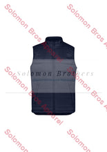 Load image into Gallery viewer, Aerial Mens Puffer Vest Navy / Sm Jackets
