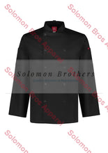 Load image into Gallery viewer, Appetite Vented L/s Chef Jacket Mens Black / Xsm Jackets
