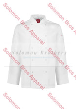 Load image into Gallery viewer, Appetite Vented L/s Chef Jacket Mens White / Xsm Jackets

