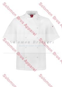 Appetite Vented S/s Chef Jacket Mens White / Xsm Jackets