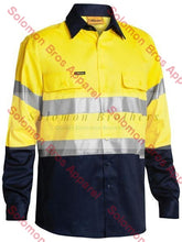Load image into Gallery viewer, Bisley 2 Tone Hi Vis Shirt 3M Reflective Tape - Long Sleeve - Solomon Brothers Apparel

