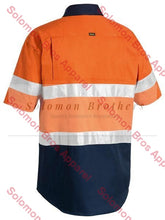 Load image into Gallery viewer, Bisley 3M Taped Two Tone Hi Vis Cool Lightweight Shirt - Short Sleeve - Solomon Brothers Apparel
