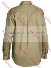 Load image into Gallery viewer, Bisley Closed Front Cotton Drill Shirt L/s Workwear