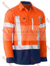 Load image into Gallery viewer, Bisley Flex & Move Two tone Hi Vis Stretch Utility Shirt - Long Sleeve - Solomon Brothers Apparel