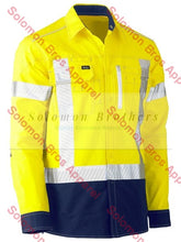 Load image into Gallery viewer, Bisley Flex & Move Two tone Hi Vis Stretch Utility Shirt - Long Sleeve - Solomon Brothers Apparel
