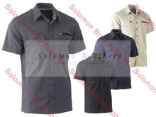 Load image into Gallery viewer, Bisley Flex &amp; Move Utility Work Shirt - Short Sleeve - Solomon Brothers Apparel
