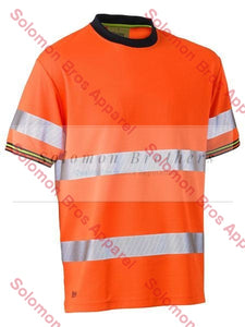 Bisley Taped Hi Vis Polyester Mesh Short Sleeve T-Shirt - Solomon Brothers Apparel