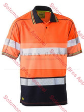 Load image into Gallery viewer, Bisley Taped Two Tone Hi Vis Polyester Mesh Short Sleeve Polo Shirt - Solomon Brothers Apparel
