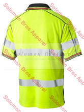 Load image into Gallery viewer, Bisley Taped Two Tone Hi Vis Polyester Mesh Short Sleeve Polo Shirt - Solomon Brothers Apparel