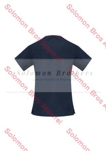 Load image into Gallery viewer, Contrast Ladies Scrub Top - Solomon Brothers Apparel