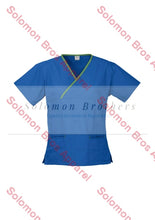 Load image into Gallery viewer, Contrast Ladies Scrub Top - Solomon Brothers Apparel