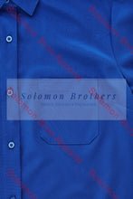 Load image into Gallery viewer, Easy Stretch Ladies Short Sleeve Blouse Plain - Solomon Brothers Apparel