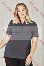 Load image into Gallery viewer, Easy Stretch Ladies Short Sleeve Tunic Plain - Solomon Brothers Apparel