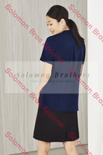 Load image into Gallery viewer, Easy Stretch Ladies Short Sleeve Tunic Plain - Solomon Brothers Apparel