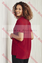 Load image into Gallery viewer, Easy Stretch Ladies Short Sleeve Tunic Plain - Solomon Brothers Apparel