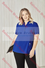 Load image into Gallery viewer, Easy Stretch Ladies Short Sleeve Tunic Plain - Solomon Brothers Apparel