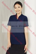 Load image into Gallery viewer, Easy Stretch Ladies Short Sleeve Tunic Plain - Solomon Brothers Apparel