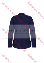 Load image into Gallery viewer, Elise Womens Plain Long Sleeve Blouse - Solomon Brothers Apparel