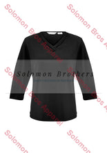 Load image into Gallery viewer, Emma Ladies 3/4 Sleeve Top - Solomon Brothers Apparel