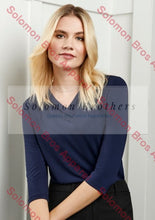 Load image into Gallery viewer, Emma Ladies 3/4 Sleeve Top - Solomon Brothers Apparel