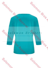Load image into Gallery viewer, Emma Ladies 3/4 Sleeve Top - Solomon Brothers Apparel