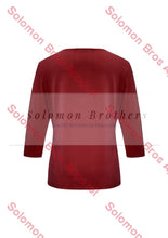 Load image into Gallery viewer, Emma Ladies 3/4 Sleeve Top - Solomon Brothers Apparel