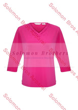Load image into Gallery viewer, Emma Ladies 3/4 Sleeve Top - Solomon Brothers Apparel