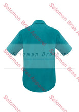 Load image into Gallery viewer, Haven Mens Short Sleeve Shirt Teal - Solomon Brothers Apparel
