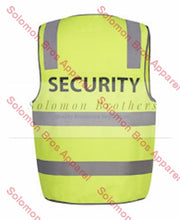 Load image into Gallery viewer, Hi Vis Security Vest - Solomon Brothers Apparel