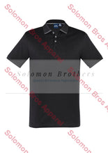 Load image into Gallery viewer, Martin Mens Polo Black / Silver Grey Sm
