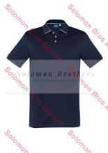 Load image into Gallery viewer, Martin Mens Polo Navy / Silver Grey Sm