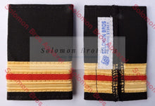 Load image into Gallery viewer, Medical Soft Epaulettes 2 Bar - Merchant Navy Shoulder Insignia
