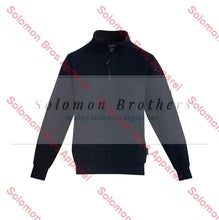 Load image into Gallery viewer, Mens 1/4 Zip Brushed Fleece - Solomon Brothers Apparel