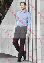 Load image into Gallery viewer, Mens Adjustable Waist Straight Leg Pant - Solomon Brothers Apparel