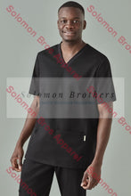 Load image into Gallery viewer, Mens Cotton Rich V-Neck Scrub Top - Solomon Brothers Apparel