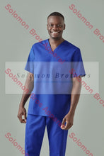 Load image into Gallery viewer, Mens Cotton Rich V-Neck Scrub Top Health & Beauty