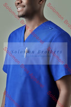 Load image into Gallery viewer, Mens Cotton Rich V-Neck Scrub Top Health & Beauty