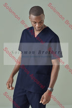 Load image into Gallery viewer, Mens Cotton Rich V-Neck Scrub Top Health & Beauty