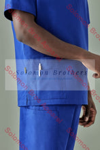 Load image into Gallery viewer, Mens Cotton Rich V-Neck Scrub Top Health & Beauty