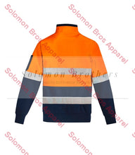 Load image into Gallery viewer, Mens Hi Vis 1/4 Zip Pullover - Hoop Taped - Solomon Brothers Apparel