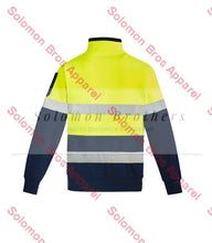 Load image into Gallery viewer, Mens Hi Vis 1/4 Zip Pullover - Hoop Taped - Solomon Brothers Apparel