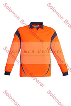 Load image into Gallery viewer, Mens Hi Vis Aztec L/S Polo - Solomon Brothers Apparel