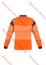 Load image into Gallery viewer, Mens Hi Vis Aztec L/S Polo - Solomon Brothers Apparel