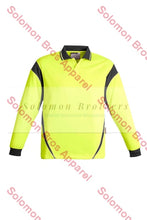 Load image into Gallery viewer, Mens Hi Vis Aztec L/S Polo - Solomon Brothers Apparel
