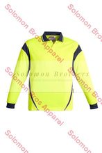 Load image into Gallery viewer, Mens Hi Vis Aztec L/S Polo - Solomon Brothers Apparel