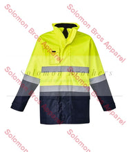 Load image into Gallery viewer, Mens Hi Vis Basic 4 in 1 Waterproof Jacket - Solomon Brothers Apparel