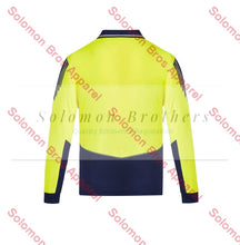 Load image into Gallery viewer, Mens Hi Vis Flux L/S Polo - Solomon Brothers Apparel