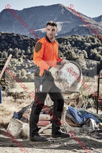 Load image into Gallery viewer, Mens Hi Vis Flux L/S Polo - Solomon Brothers Apparel